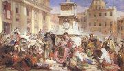 John Frederick Lewis Easter Day at Rome (mk46) oil painting artist